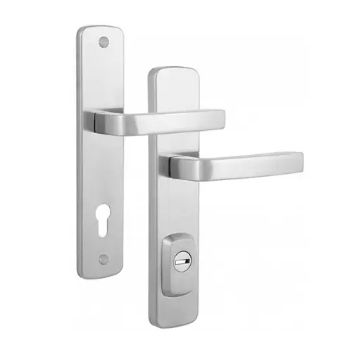 Захисна фурнітура Rostex (Чехія) на заміну та монтаж — DoorTech Встановлення посиленої захисної ручки Rostex на вхідні двері